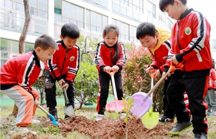 全民义务植树 nationwide voluntary tree-planting campaign